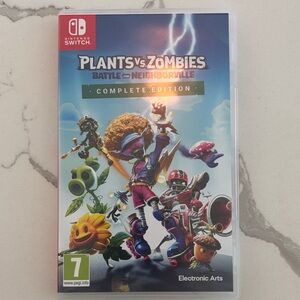 Nintendo Switch Plants vs Zombies Battle Edition